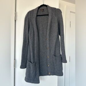 Louis Vuitton grey cardigan